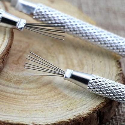 3 Sizes Rubber Pottery Clay Ribs + 3 Pcs Sculpture Pottery Molding Scraper Cutter + 1 Clay Ceramic Needle + 1 Feather Wire Texture Detail Tools Crafts for Sculpting Texturing Artists Modeling Potter - Image 6