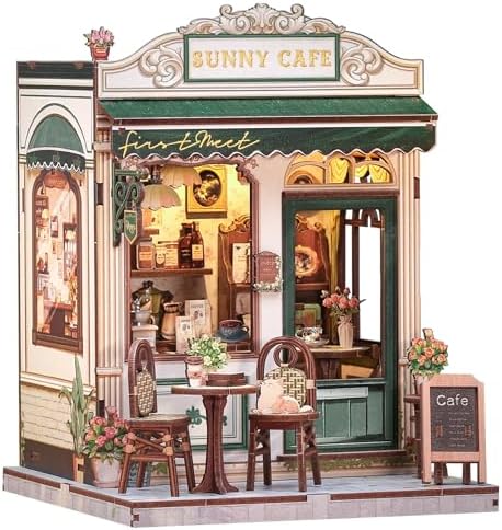 Cutefun Book Nook Kit - DIY Miniature Dollhouse Kit for Adults and Teens by Cutefun