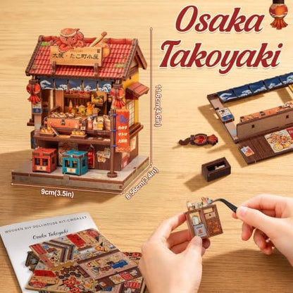 Cutefun DIY Miniature House Kit, 146 Pcs 3D Wooden Puzzle Tiny House - Image 2
