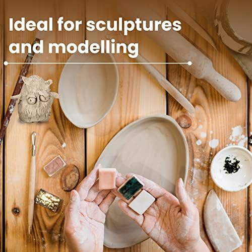 Old Potters Air Dry Modeling Clay, 25 lbs, All Natural Modeling Clay. Ideal for Beginners and Advanced Sculptors. 25 lbs. - Image 4