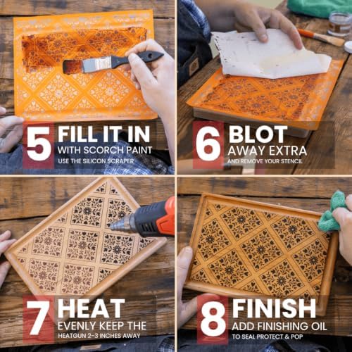 Scorch Marker Scorch Paint, Heat Activated Wood Burning Paint, 2 fl oz - Image 4