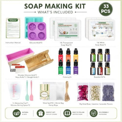 Advanced Soap Making Kit with 4 lb Base & Cutting Box - Image 2