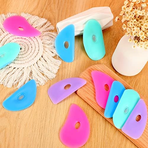 Sherr 12 Pcs Pottery Ribs Rubber Clay Tool, Stylish Style, Vivid Color - Image 6