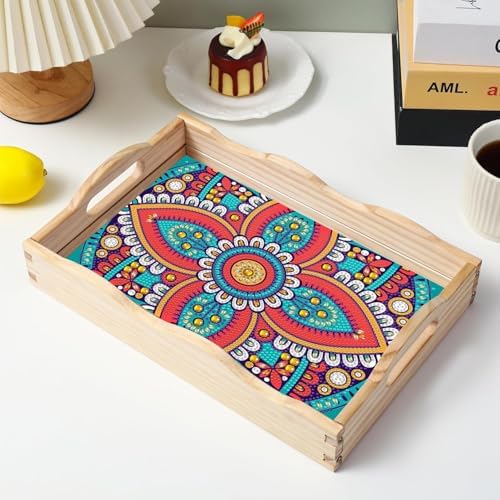 EWJRNSF Diamond Art Kits for Adults Wooden Serving Trays with Handles - Image 7