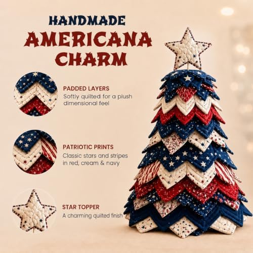 Daily Partner Americana Christmas Tree Quilt Kit - Image 4