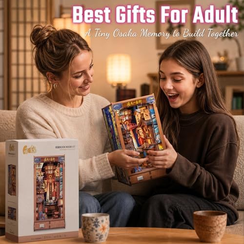 Fsolis Japanese Book Nook Kit - DIY Miniature House Kit for Adults - Image 6