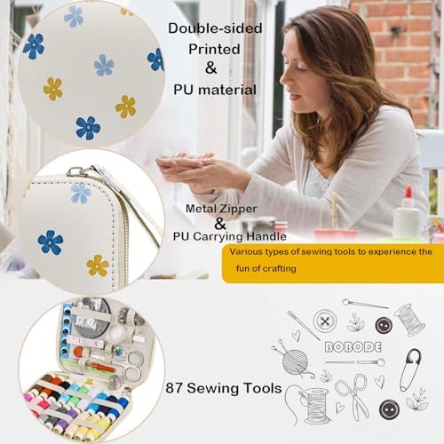Bobode Sewing Sets & Kits Travel Sewing Kit for Adults - Image 3