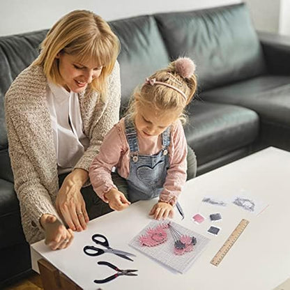 WEBEEDY DIY 3D String Art Kit for Adults Beginners, Elephant Craft Kit, Include All Necessary Accessories and Frame, Christmas Home Wall Decorations Unique Gift - Image 5