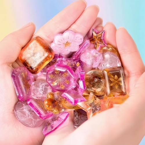 63 Pcs Resin Molds Silicone Set,DIY Epoxy Resin Casting Craft Kit - Image 4