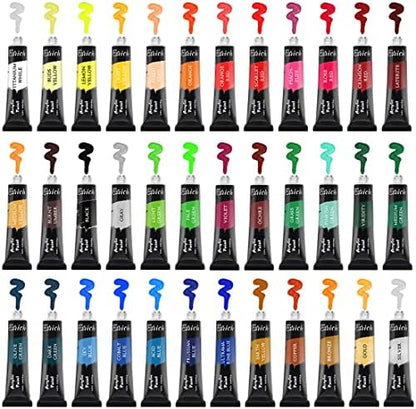 ESRICH Acrylic Paint Set, 64PCS Painting Supplies with Wood Easel - Image 6