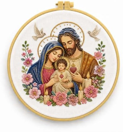 niurenmaoyi Jesus Embroidery Kit for Beginner,Cross Stitch Kit for Adult by Unknown