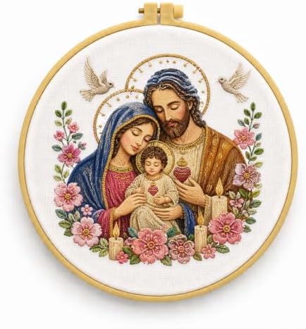 niurenmaoyi Jesus Embroidery Kit for Beginner,Cross Stitch Kit for Adult by Unknown