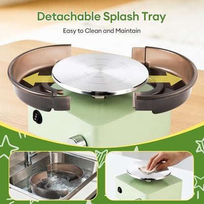Pottery Wheel - Mini Pottery Wheel kit with 18PCS Pottery Tools - Image 5
