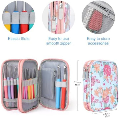 Vodiye 21 Sizes Ergonomic Crochet Hooks Set with Case, 0.5-10.0mm - Image 4
