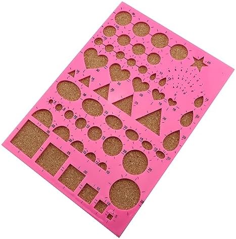 JCBIZ Pink Paper Quilling Template Board Mould Crimper Tool for Paper Strips DIY Art Crafts by JCBIZ