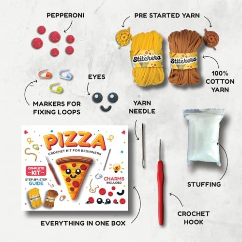 Stitchers Crochet Kit for Beginners Kids and Adults - Learn to Crochet Amigurumi Kit for Starters with Beginner Friendly Yarn and Step by Step Videos - Image 4