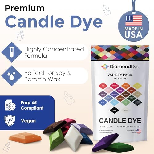 Candle Dye Chips Variety Pack, 20 Colors, Soy & Paraffin Candle Making - Image 2