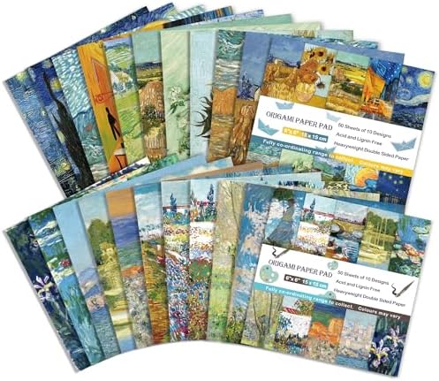 Origami Paper 6x6" Double Sided 100Sheets 20Colors Origami Kit,Craft Paper - Image 3