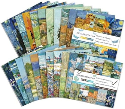 Origami Paper 6x6" Double Sided 100Sheets 20Colors Origami Kit,Craft Paper - Image 3