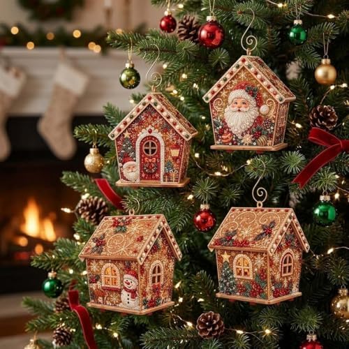 Christmas Diamond Pearl Painting Suncatcher Kit Christmas Ornaments 2026 (Style-C) by Unknown