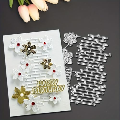 Lapoo Flowers Cutting Die for Scrapbooking - Durable Metal Cutting Die for DIY Scrapbook Photo Album Decorative Paper Card, Metal Card Making Supplies (Photo Frame 4.5 x 3.4 in) - Image 2