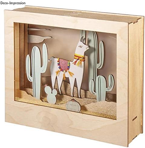 Rayher Diorama, Wood, Natural, 24x20x6.9 cm - Image 7
