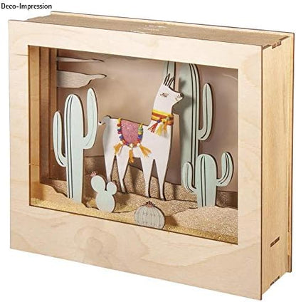Rayher Diorama, Wood, Natural, 24x20x6.9 cm - Image 7