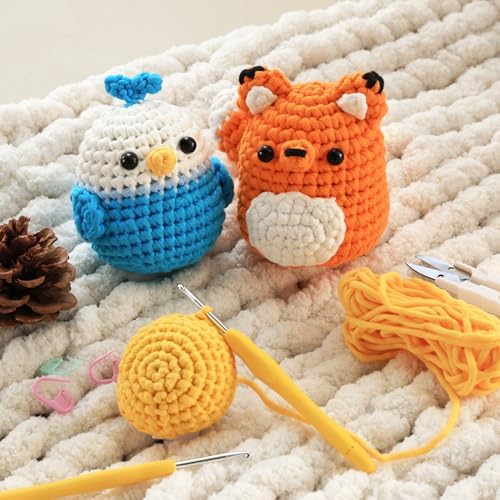 Crochet Kit for Beginners Adults - Learn to Crochet Animal Starter Kit - Image 5