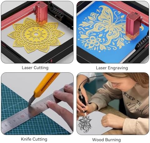 4 Pack Yellow Basswood Sheets for Crafts, 12"x12"x1/8" (3mm) Unfinished Plywood for Laser Cutting & Engraving, DIY Ornaments & Architectural Models - Image 6