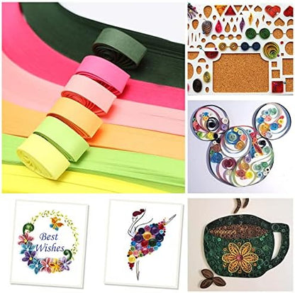 QTLCOHD 35 Colors 4200 Strips Paper Quilling Strips - Image 7