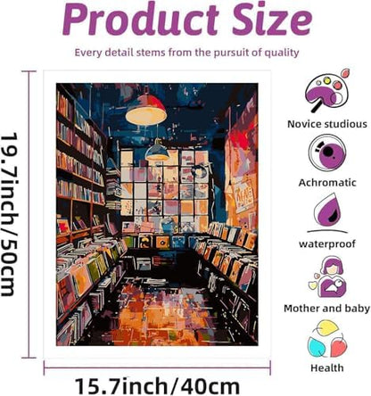 DYAIANGMU Store Paint by Numbers Kit for Adults Beginners 19.6X15.7 inch - Image 2
