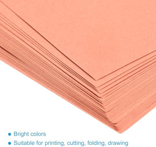 MECCANIXITY 50 Sheets Origami Paper Double Sided Orange Pink 6x6 Inch Square Sheet for Art Craft Project, Beginners, Gifts Decor - Image 4