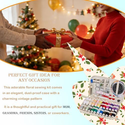 130PCS Printing Travel Sewing Kits for Adults Hand Sewing Accessories - Image 5