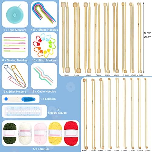 Coopay Knitting Kit for Beginners, Complete Knitting Kit for Adults Gifts - Image 3