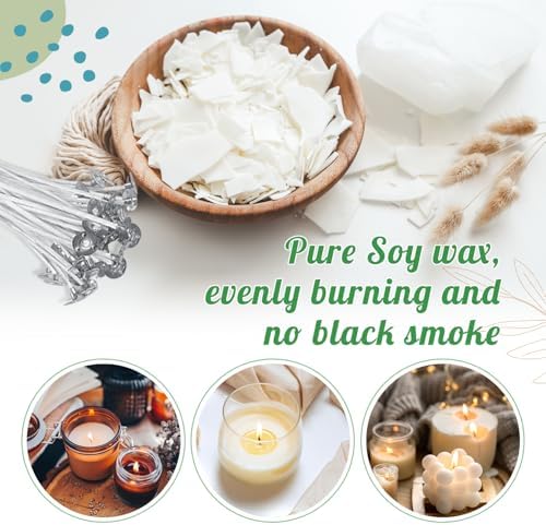 Handnatur 4lb Soy Wax Melt Kit with Digital Wax Melting Pot, - Image 4