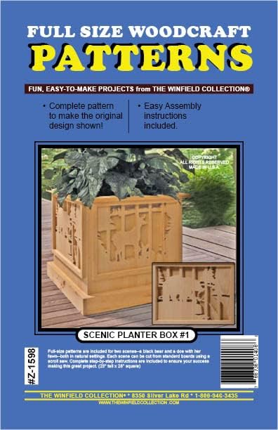 Scenic Plant Box #1 Woodworking Project Plan by Unknown