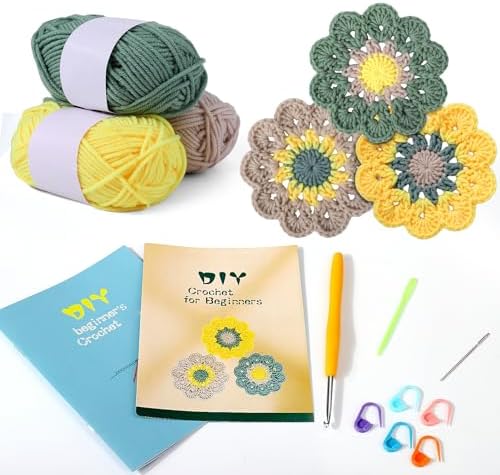 XANGNIER Learn to Crochet Beginners Kit for Adults and Kids by XANGNIER