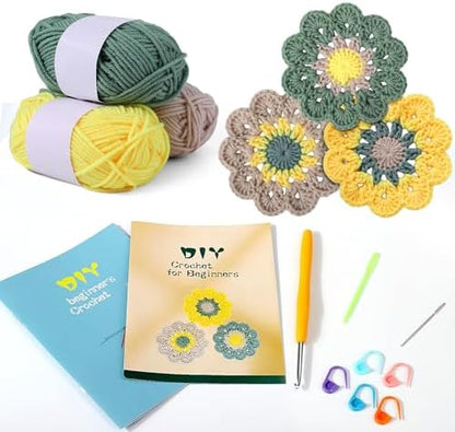 XANGNIER Learn to Crochet Beginners Kit for Adults and Kids by XANGNIER