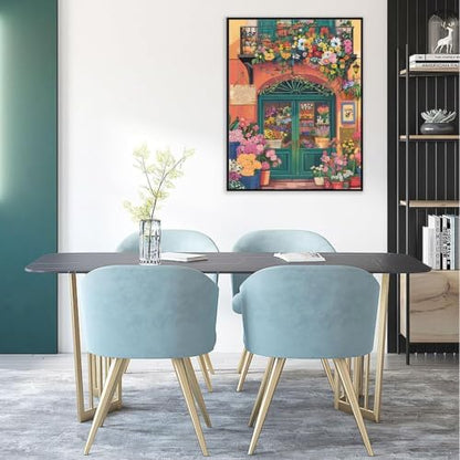 Flower Paint by Numbers Kit for Adults, DIY Oil Painting Canvas 16x20inch - Image 5