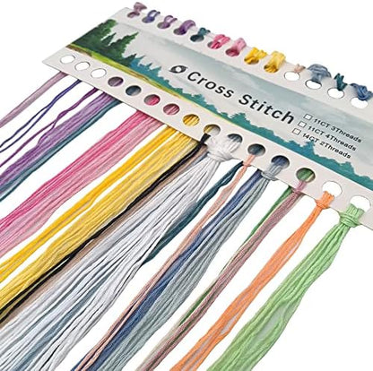 Howie's Needlepoint Cross Stitch Kits, 14CT Pre-Printed Pattern Needlepoint Kits, Full Range of Stamped Starter Kits (Rainbow Unicorn, 11.8 x 15 Inch) - Image 4