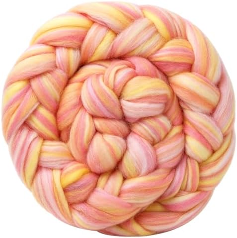7.02 oz Colored Wool Roving Felting Wool Bulk Needle Felting by yizzvb