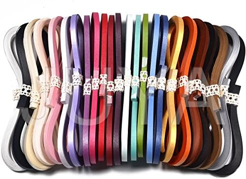 JUYA Metallic Color Quilling Strips Set 24 Colors 2mm/0.08in by JUYACrafts