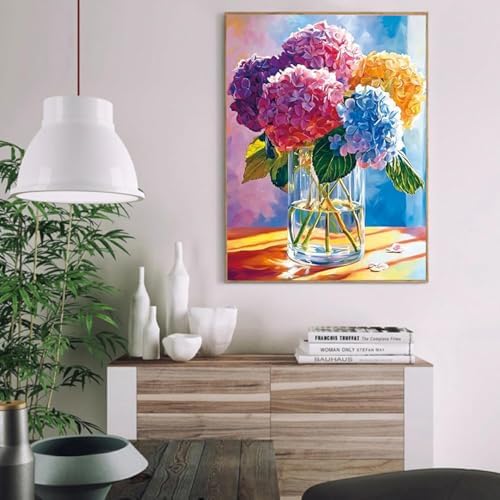 AIBOERL Paint by Numbers Kit for Adults Beginner,Flowers,12X16In - Image 4