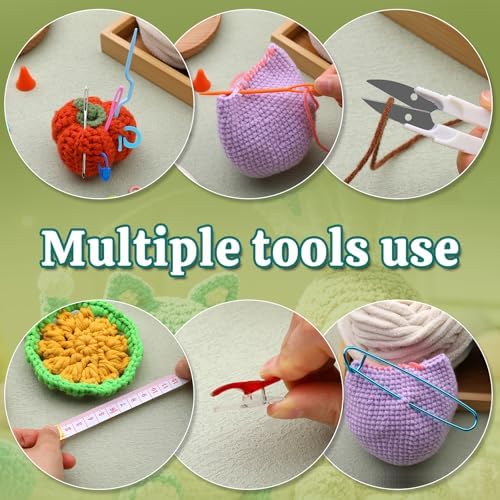 Knitting Accessories Kit Knitting Supplies Cable Needles for Knitting Tools - Image 4