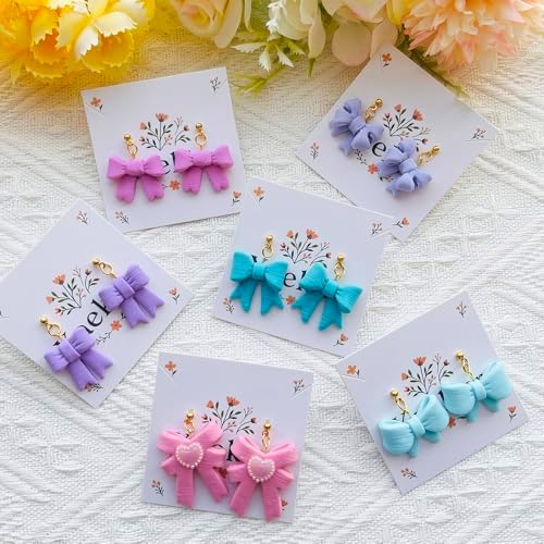 Xaekicr Bow Shape Polymer Clay Cutters for Polymer Clay – Clay Cutters & Clay Molds, Decorative Earring, Tools Set - Image 5