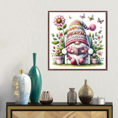 Dragon Stamped Cross Stitch Kits for Beginners Adults, Flower Book Dimensions Needlepoint Art Crafts,Counted Cross Stitch Kits Embroidery Kits for Beginners Adults for Home Decor 15.7X11.8inch - Image 4