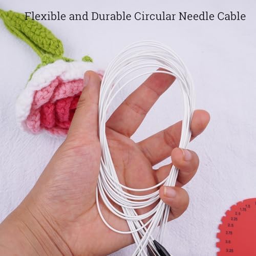 Weabetfu 32inch Bamboo Circular Knitting Needles US Size 13(9mm) - Image 4