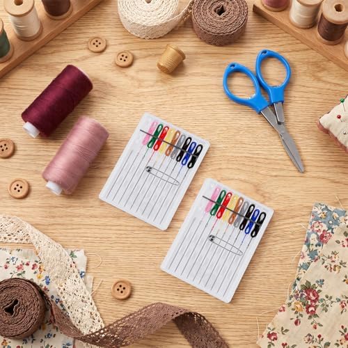 4 Boxes Travel Sewing Kit Mini, Pre Threaded Needles for Hand Sewing - Image 4