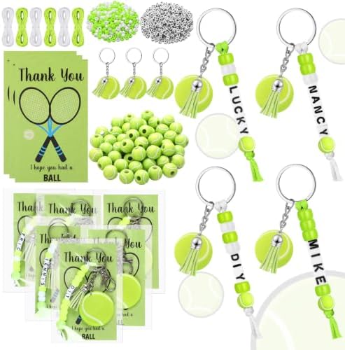 Suncalla 996 Pcs 24 Set Tennis Keychain Making Kit DIY Ball Charms Crafts by Unknown