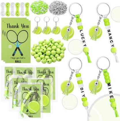 Suncalla 996 Pcs 24 Set Tennis Keychain Making Kit DIY Ball Charms Crafts by Unknown